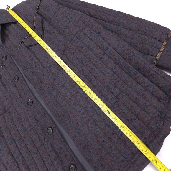 NEW Cleo + Wolf Quilted Patchwork Jacket Oversized Shacket Western Boho Prairie - Picture 4 of 13